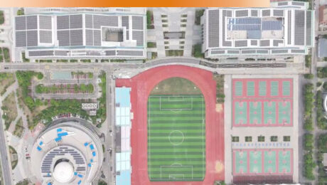 無界陽光，無界競技，日托光伏無界綠能點亮體育場館